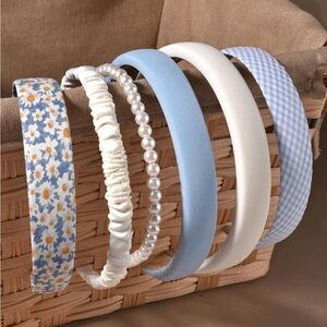 Blue Detail Headbands